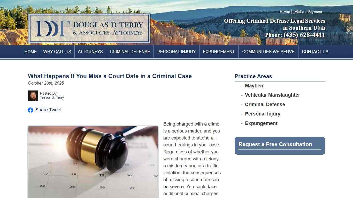 What Happens If You Miss a Court Date in a Criminal Case