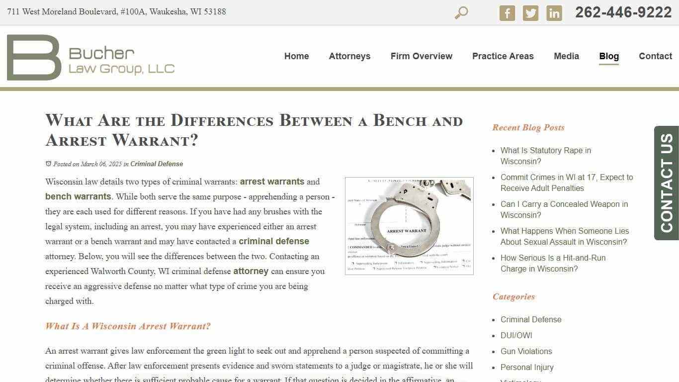 What Are the Differences Between a Bench and Arrest Warrant? | WI